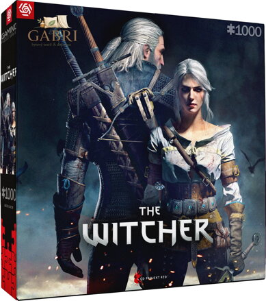 GOOD LOOT Puzzle Witcher - Geralt & Ciri 1000 dílků