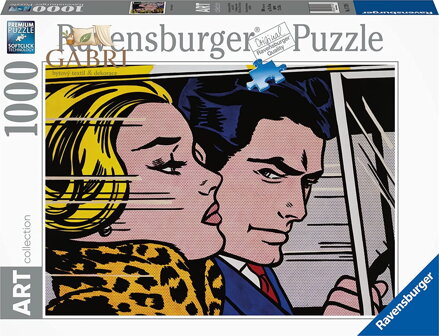 RAVENSBURGER Puzzle Art Collection: V autě 1000 dílků