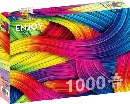 ENJOY Puzzle Splétání duhy 1000 dílků
