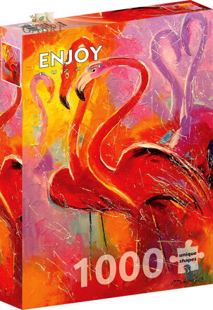 ENJOY Puzzle Plameňák 1000 dílků