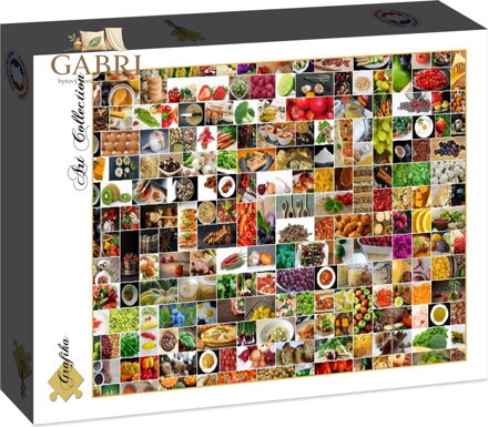 GRAFIKA Puzzle Koláž: Kuchyně v barvách 1500 dílků