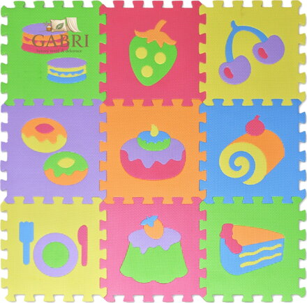 Pěnové puzzle Jídlo (28x28)