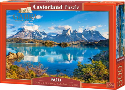CASTORLAND Puzzle Torres Del Paine, Patagonie, Chile 500 dílků