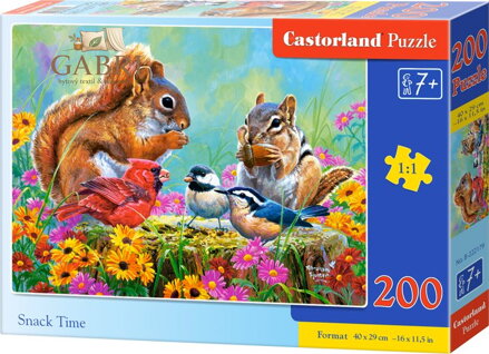 CASTORLAND Puzzle Čas na svačinku 200 dílků