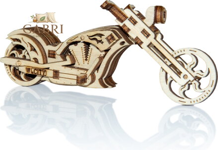 WOODEN CITY 3D puzzle mini Widgets: Chopper 22 dílků