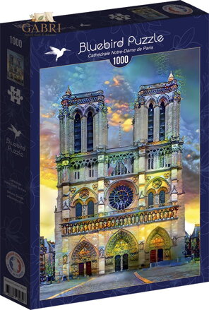 BLUEBIRD Puzzle Katedrála Notre-Dame, Paříž 1000 dílků