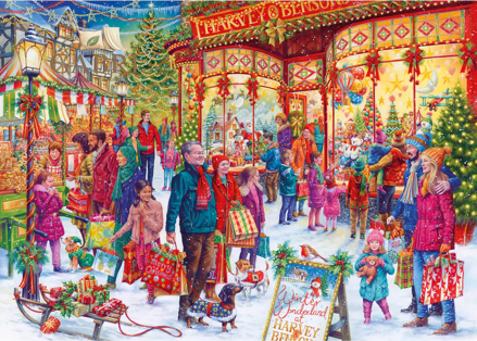 GIBSONS Puzzle Limitovaná vánoční edice: Zimní říše zázraků 1000 dílků