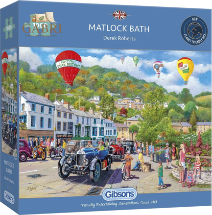 GIBSONS Puzzle Vesnice Matlock Bath 1000 dílků