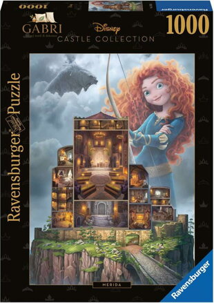 RAVENSBURGER Puzzle Disney Castle Collection: Merida 1000 dílků