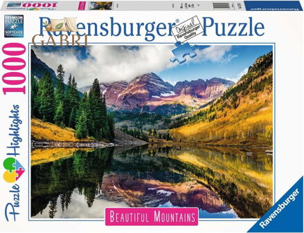 RAVENSBURGER Puzzle Dechberoucí hory: Aspen, Colorado 1000 dílků