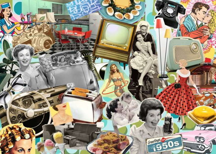 RAVENSBURGER Puzzle 50. léta 1000 dílků