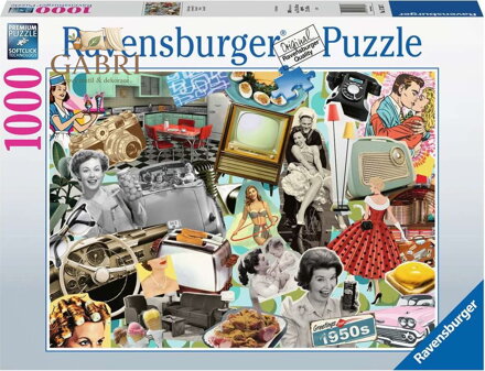 RAVENSBURGER Puzzle 50. léta 1000 dílků