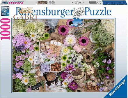 RAVENSBURGER Puzzle Nádherná květinová láska 1000 dílků