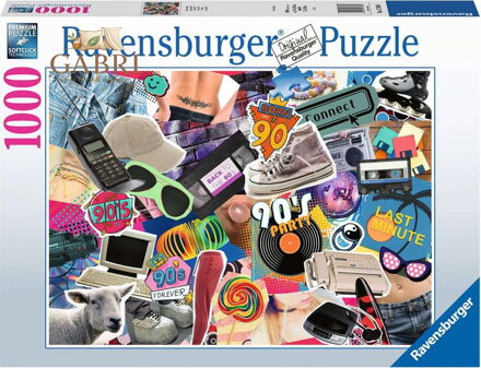 RAVENSBURGER Puzzle 90. léta 1000 dílků