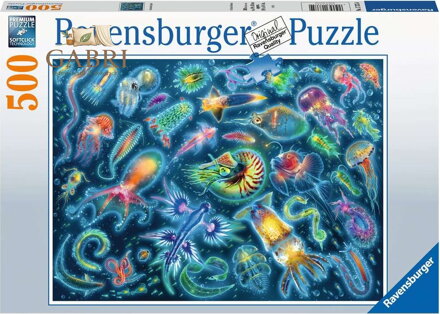RAVENSBURGER Puzzle Medúzy 500 dílků
