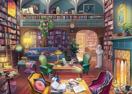 RAVENSBURGER Puzzle Vysněná knihovna XXL 500 dílků