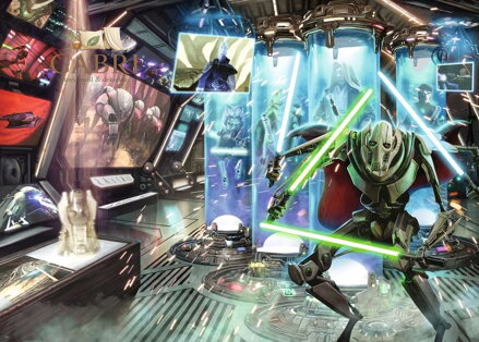 RAVENSBURGER Puzzle Star Wars Záporáci: General Griveous 1000 dílků