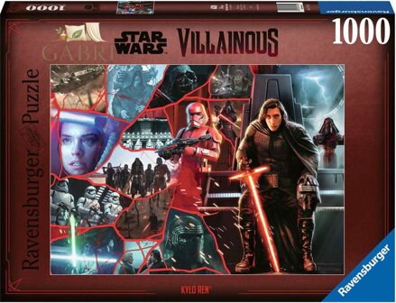 RAVENSBURGER Puzzle Star Wars Záporáci: Kylo Ren 1000 dílků