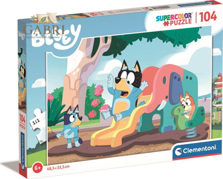 CLEMENTONI Puzzle Bluey 104 dílků
