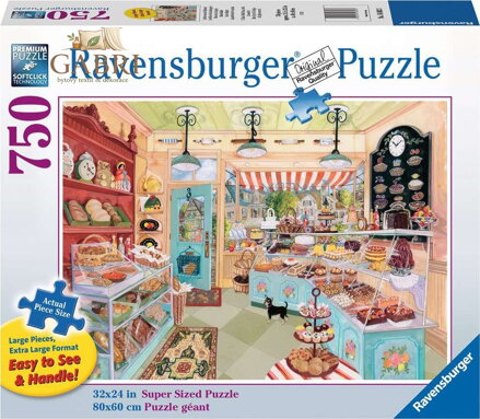 RAVENSBURGER Puzzle Pekárna na rohu XL 750 dílků