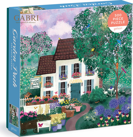 GALISON Čtvercové puzzle Zahradní cesta 500 dílků