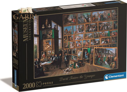 CLEMENTONI Puzzle Museum Collection: Arcivévoda Leopold Wilhelm v jeho malířské galerii v Bruselu 2000 dílků