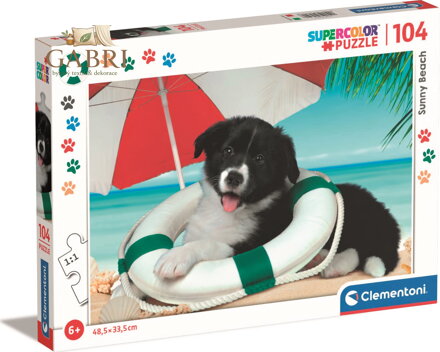 CLEMENTONI Puzzle Slunná pláž 104 dílků