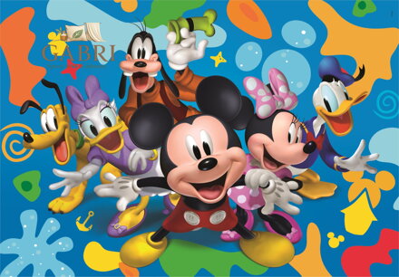 CLEMENTONI Puzzle Mickey a přátelé 104 dílků