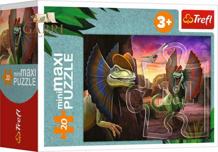 TREFL Puzzle Svět dinosaurů: Dilophosaurus 20 dílků