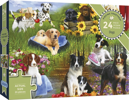 GIBSONS Puzzle Skládáme spolu: Psi 24 dílků