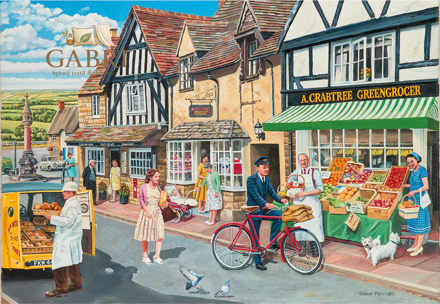 GIBSONS Puzzle Skládáme spolu: Návštěva vesnice 40 dílků