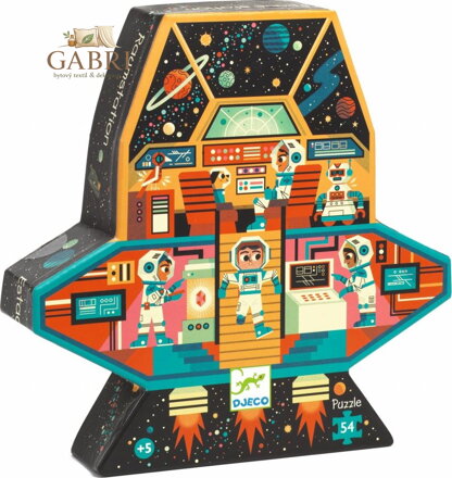 DJECO Puzzle Vesmírná stanice 54 dílků