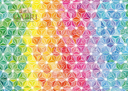 SCHMIDT Puzzle Barevné trojúhelníčky 1000 dílků