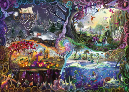 SCHMIDT Puzzle Portál čtyř světů 1000 dílků