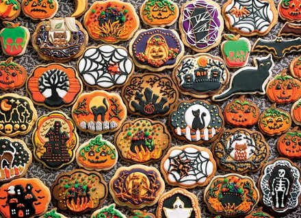 COBBLE HILL Puzzle Halloweenské sušenky 1000 dílků