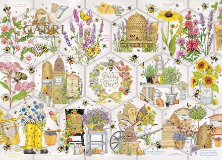 COBBLE HILL Puzzle Pilný jako včela 500 dílků