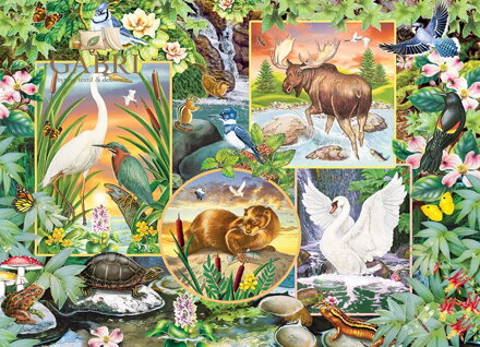 COBBLE HILL Rodinné puzzle Kouzlo řeky 350 dílků