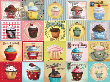 COBBLE HILL Puzzle Cupcake Cafe XL 275 dílků