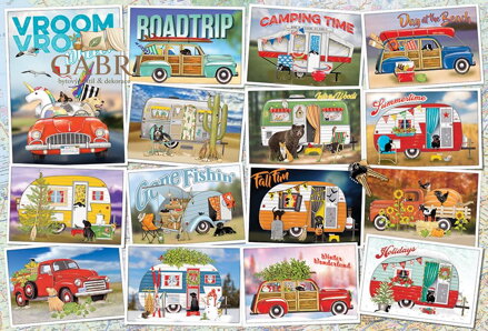 COBBLE HILL Puzzle Vroom Vroom 2000 dílků