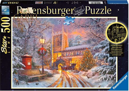 RAVENSBURGER Svítící puzzle Vánoční zátiší 500 dílků