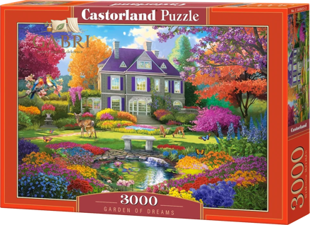 CASTORLAND Puzzle Zahrada snů 3000 dílků