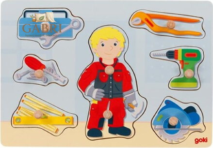 GOKI Dřevěná vkládačka Opravář