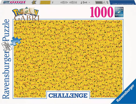 RAVENSBURGER Puzzle Challenge: Pokémon Pikachu 1000 dílků