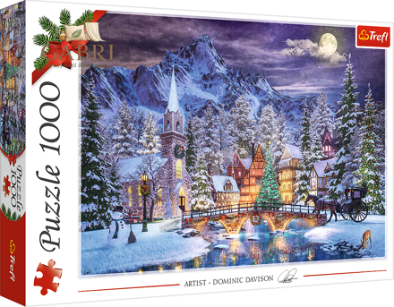 TREFL Puzzle Vánoční atmosféra 1000 dílků