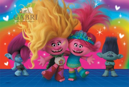 TREFL Puzzle Trollové 3: Přátelští Trollové 60 dílků