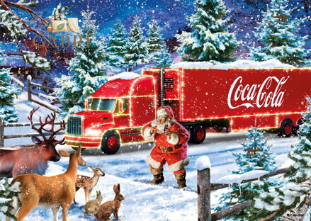 SCHMIDT Puzzle Coca cola: Vánoční kamion 1000 dílků