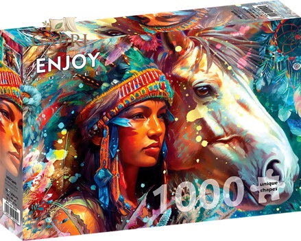 ENJOY Puzzle Divoká duše 1000 dílků