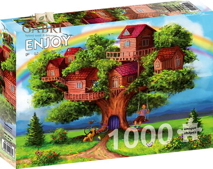 ENJOY Puzzle Domky na stromě 1000 dílků