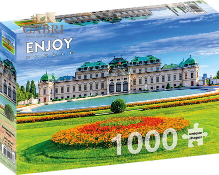 ENJOY Puzzle Zámek Belvedere, Vídeň 1000 dílků
