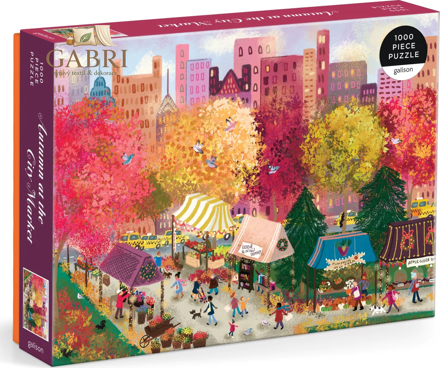 GALISON Puzzle Podzimní tržiště 1000 dílků